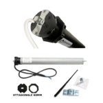 Motore Attuatore Domotech per Tapparelle-Tende d.45 per Tubolare d.60+Staffa e Adattatore 30N (55 kg) | Effezeta